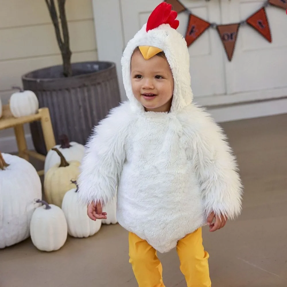 Baby Chicken Costume Halloween Fall Baby Infant Size 0-6 Months
